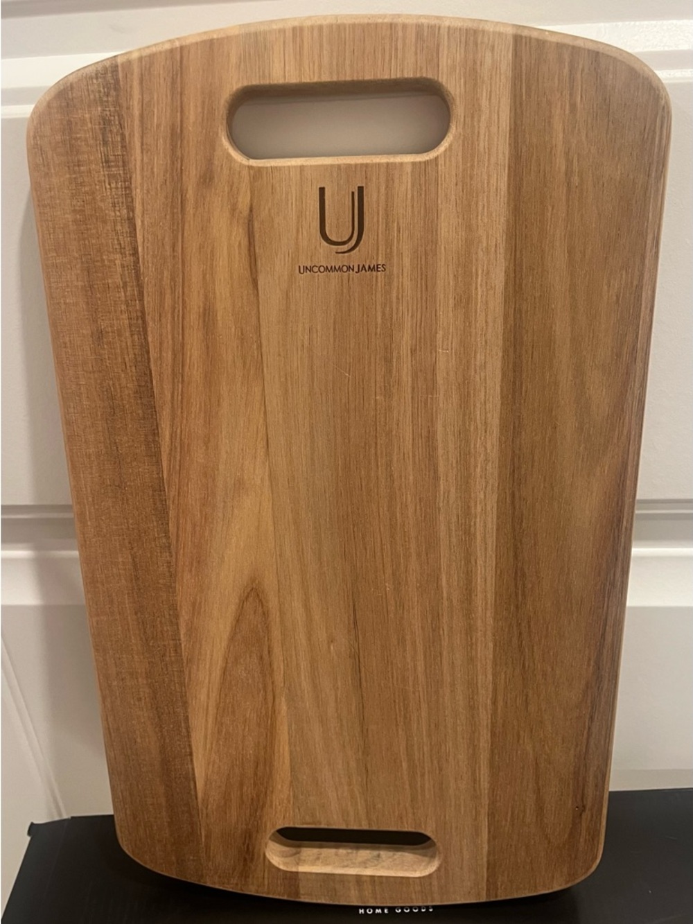 Uncommon James Black & White Acacia Wood Cheeseboard Packaging